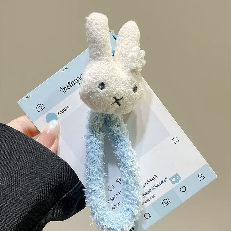 Pluš privjesak za mobitel s Miffy zečićem, PP užad, metalna kopča