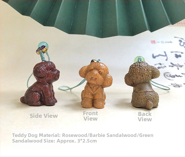 Дървена висулка за телефон и ключодържател с 12 зодии — карикатурни животни; материали: зелено сандалово дърво, розово дърво, boxwood