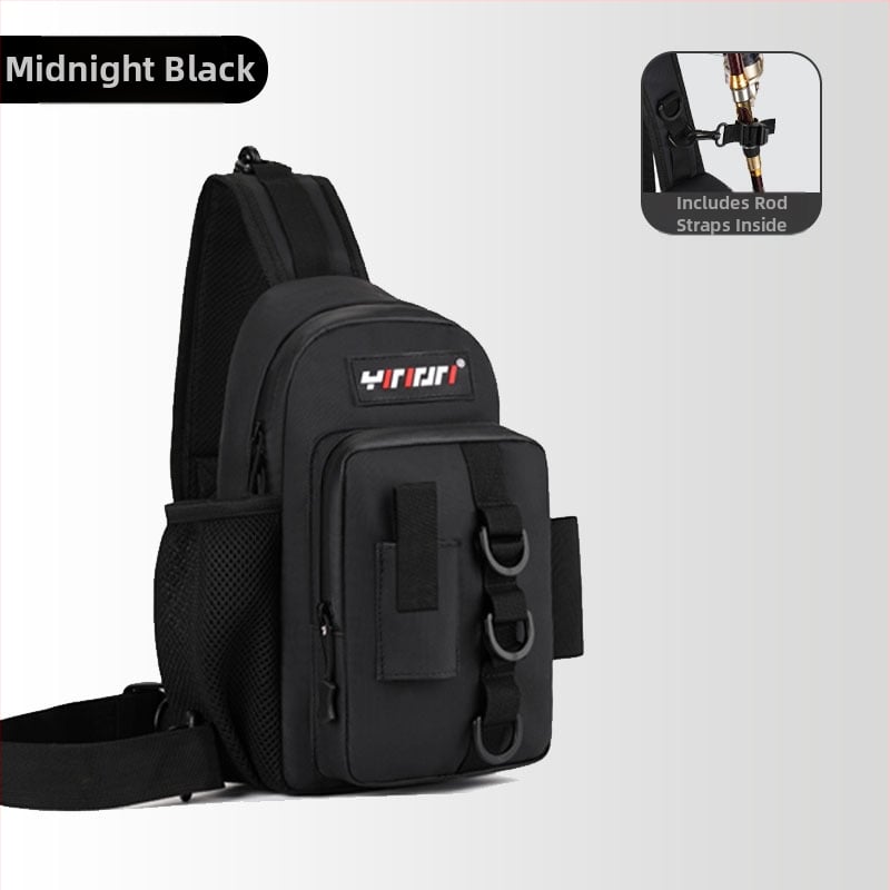 Чанта за морски риболов – PVC, водоустойчива, отдел за пръчки и влакна, монтаж на макара