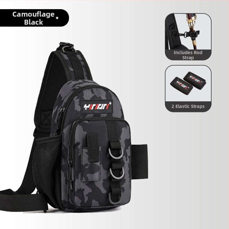 Чанта за морски риболов – PVC, водоустойчива, отдел за пръчки и влакна, монтаж на макара