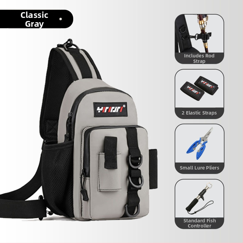 Чанта за морски риболов – PVC, водоустойчива, отдел за пръчки и влакна, монтаж на макара