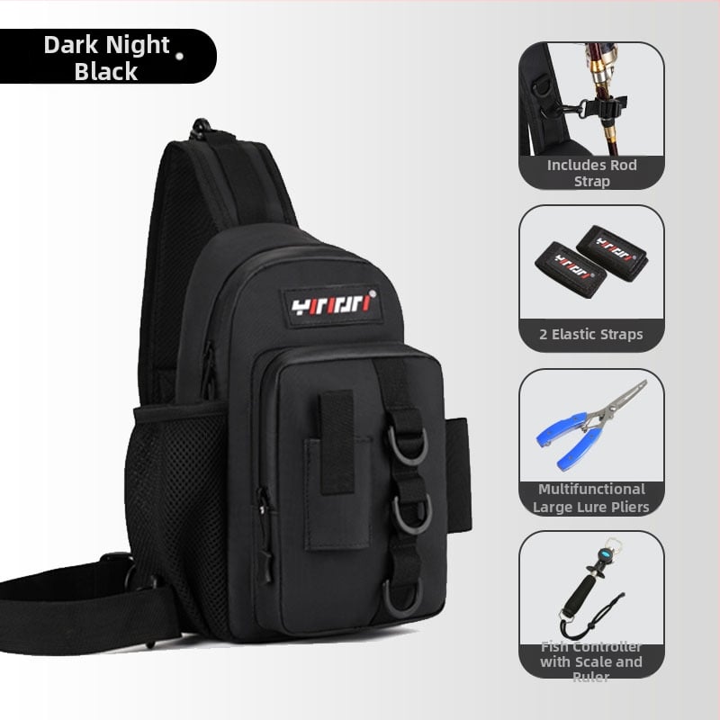 Чанта за морски риболов – PVC, водоустойчива, отдел за пръчки и влакна, монтаж на макара