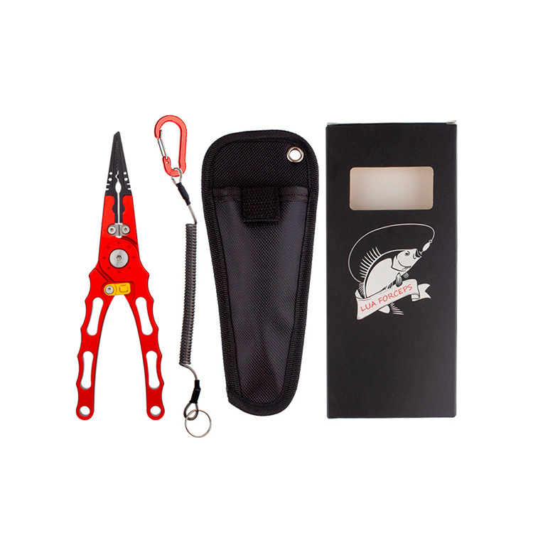 Заключващи клещи за риболов, лезвие от волфрамова стомана, корпус от алуминиева сплав, Lanyin