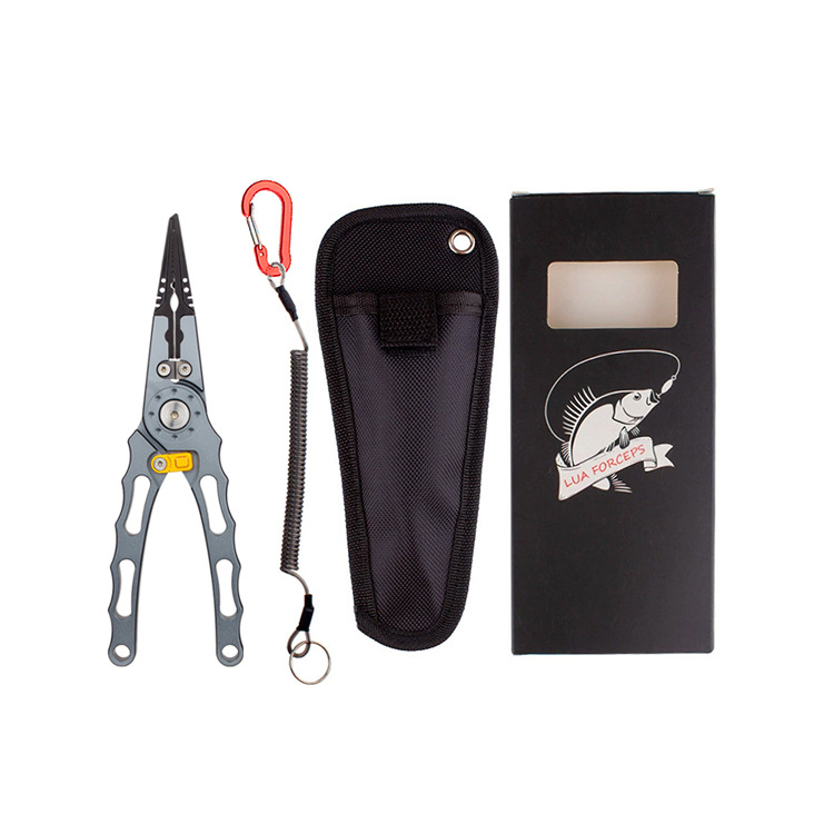 Заключващи клещи за риболов, лезвие от волфрамова стомана, корпус от алуминиева сплав, Lanyin