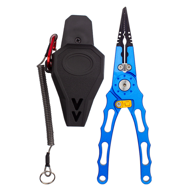 Заключващи клещи за риболов, лезвие от волфрамова стомана, корпус от алуминиева сплав, Lanyin