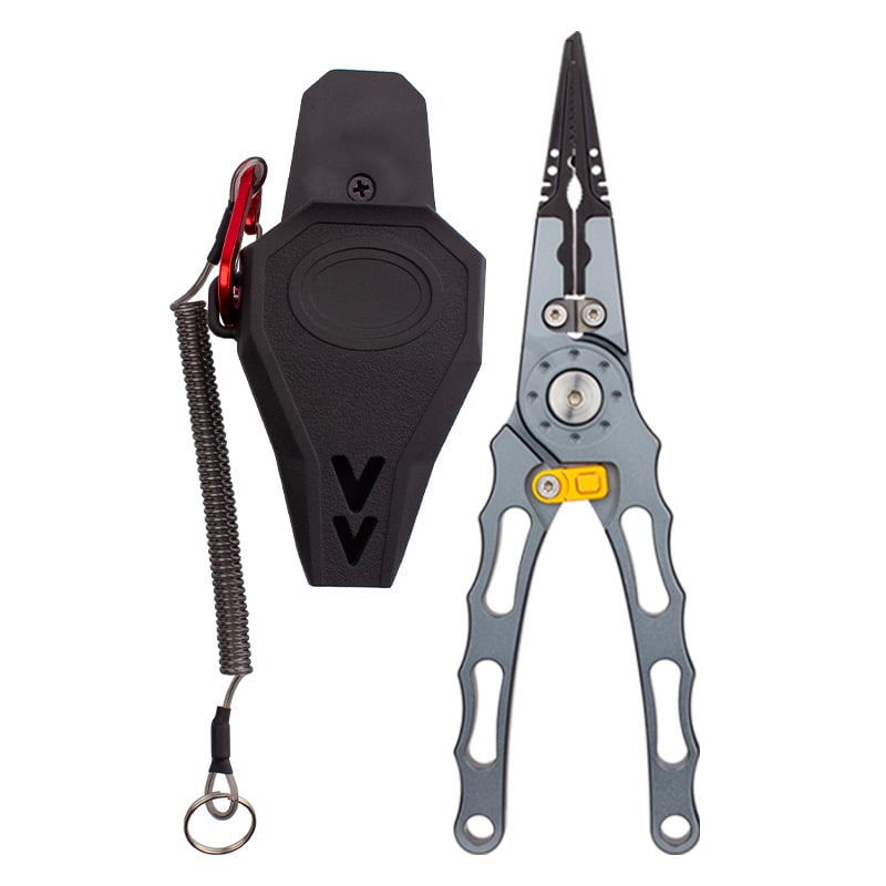 Заключващи клещи за риболов, лезвие от волфрамова стомана, корпус от алуминиева сплав, Lanyin