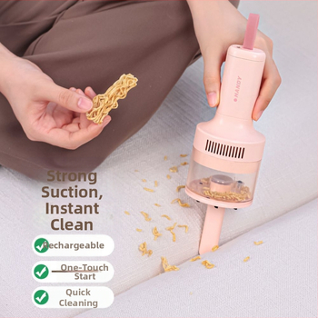 Portatīvs bezvadu rokas putekļsūcējs ar USB uzlādi, bez iebūvētās akumulatora, ideāli piemērots tastatūras tīrīšanai