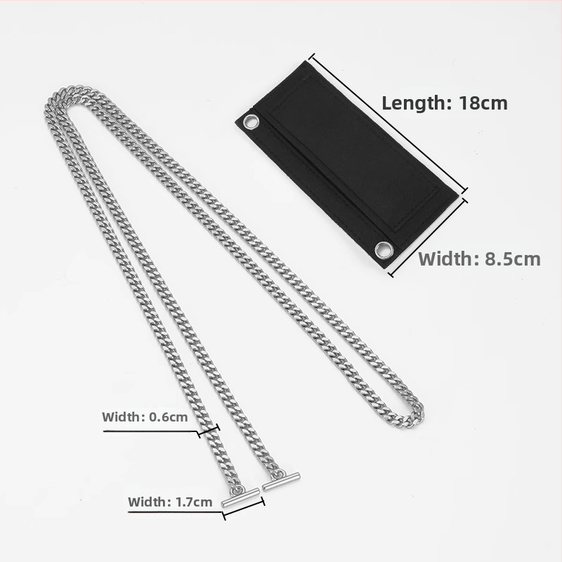 Kamani pečių juosta per transformuojamą piniginę su metalo grandine – rankinės/pečių juosta, ruduo 2023