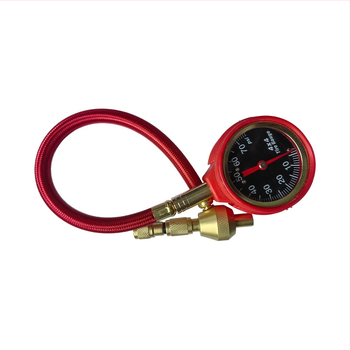 Digitálny tlakomer do auta s LCD displejom, meďový telo, rozsah 0–70 psi