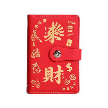 Бележник Jing yan - изкуствена кожа, прозрачни вътрешни страници, 100-200 страници, ретро/минималистичен/нишов стил