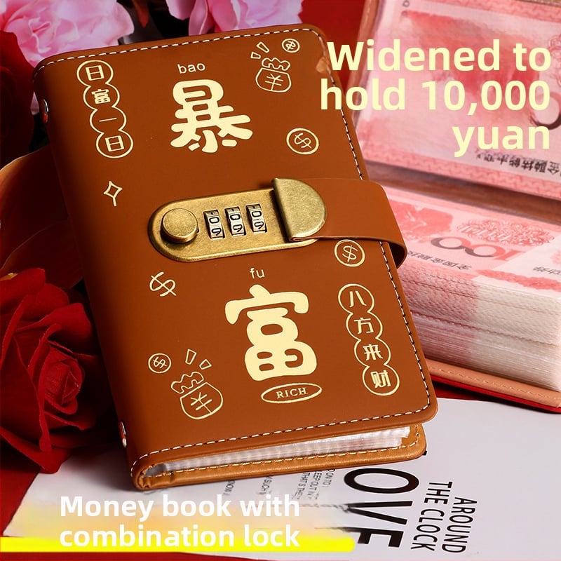 Бележник Jing yan - изкуствена кожа, прозрачни вътрешни страници, 100-200 страници, ретро/минималистичен/нишов стил