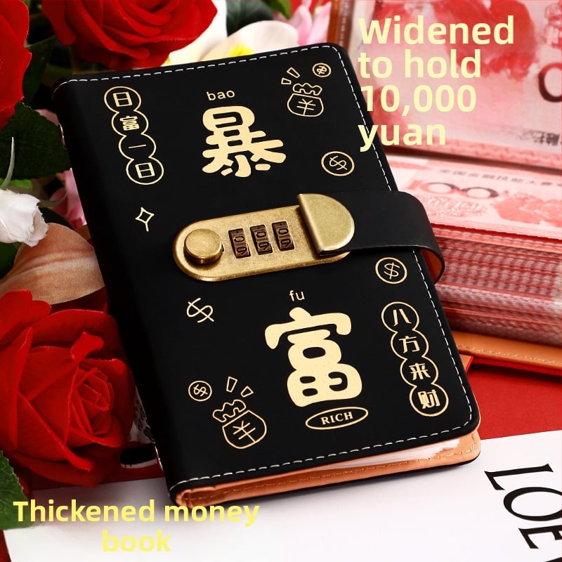 Бележник Jing yan - изкуствена кожа, прозрачни вътрешни страници, 100-200 страници, ретро/минималистичен/нишов стил