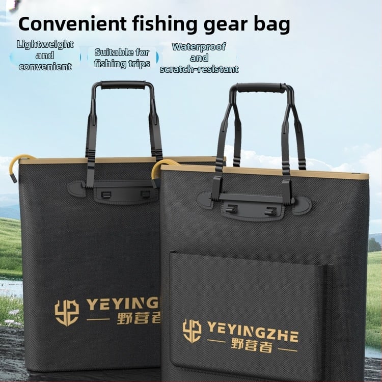 Портативна чанта за риболовно оборудване с дръжка, водоустойчива и усилена; Марка: Other; Материал: коприна; Номер на изделието: F98SHH7869MT98; Произход: Китай