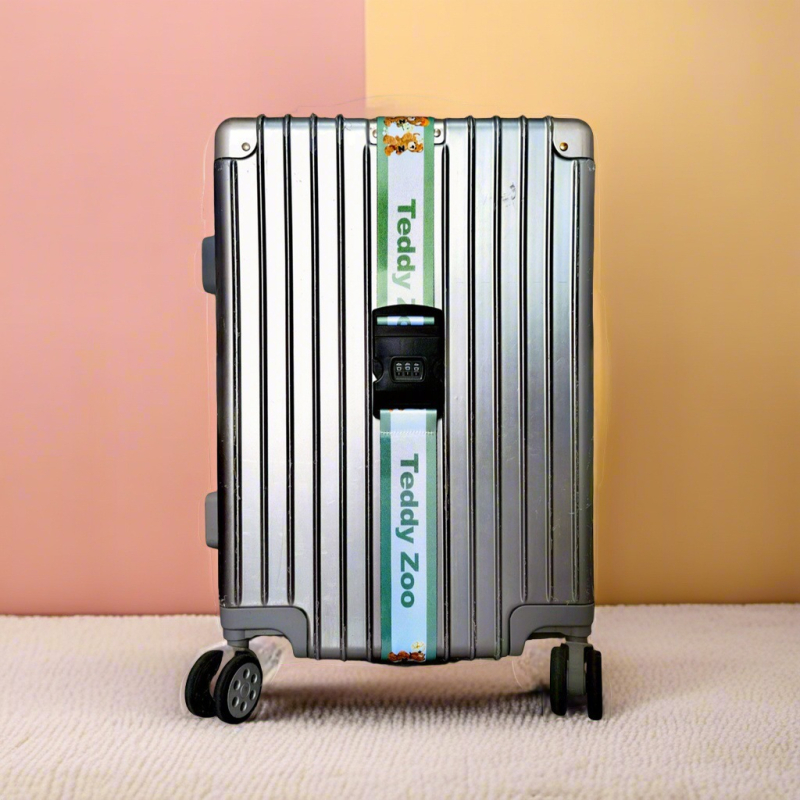 Ζώνη αποσκευών Teddy Zoo με κωδικό πρόσβασης — υπερ-ελαφριά, ανθεκτική στη φθορά, ανθεκτική σε σεισμούς; Πολυεστέρας TD4002, μοτίβο ζώου, καλοκαίρι 2025