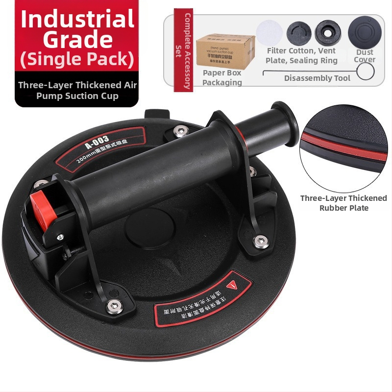 Rokas vakuuma pārvadāšanas iekārta ar Li bateriju, gan manuālais, gan elektriskais režīms, automātiska gaisa papildināšana, stikla un flīžu pārvadāšanai