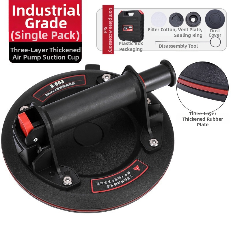 Rokas vakuuma pārvadāšanas iekārta ar Li bateriju, gan manuālais, gan elektriskais režīms, automātiska gaisa papildināšana, stikla un flīžu pārvadāšanai