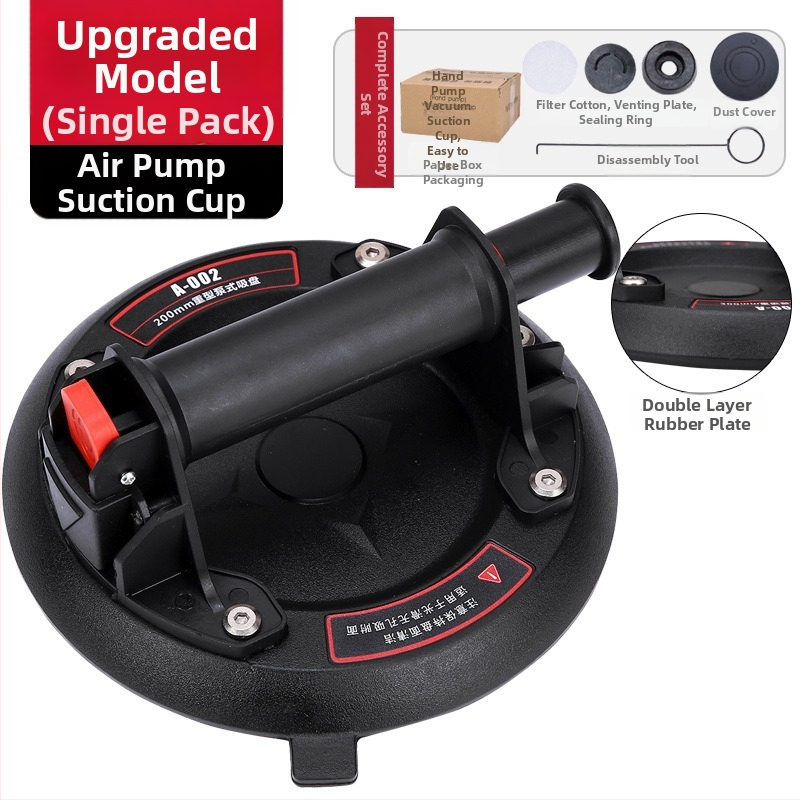 Rokas vakuuma pārvadāšanas iekārta ar Li bateriju, gan manuālais, gan elektriskais režīms, automātiska gaisa papildināšana, stikla un flīžu pārvadāšanai