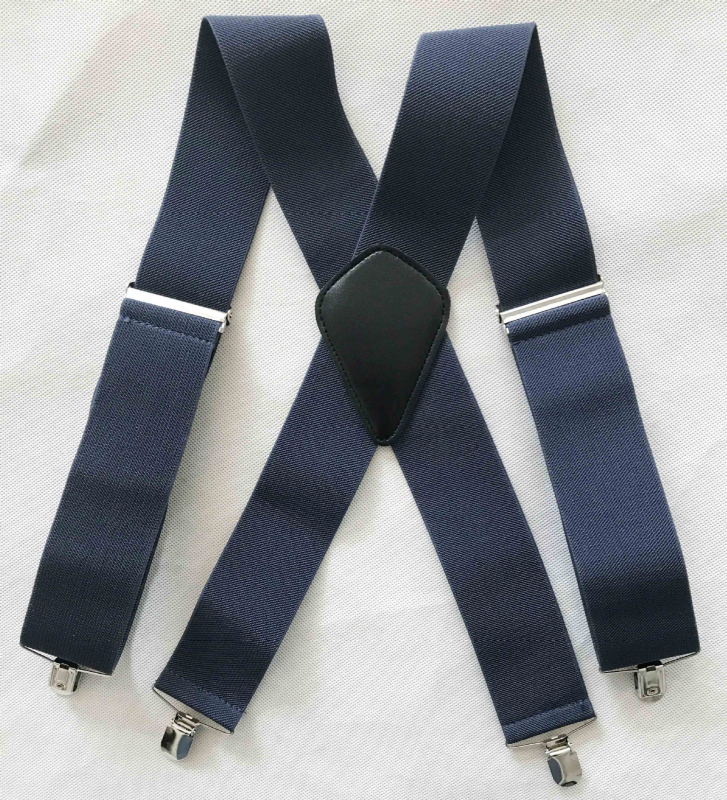 Muške elastične naramenice s križnim dizajnom i četiri kopče, podesive, Computer Jacquard tkanina, foxmother