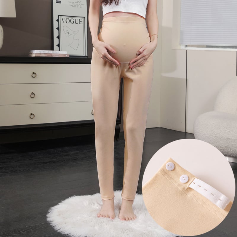 Θερμαντικά παντελόνια εγκυμοσύνης με υψηλή μέση, Derong βελουρινό φινίρισμα διπλής όψης, κοιλιακή στήριξη, 90–95% πολυεστέρας, υψηλή ελαστικότητα