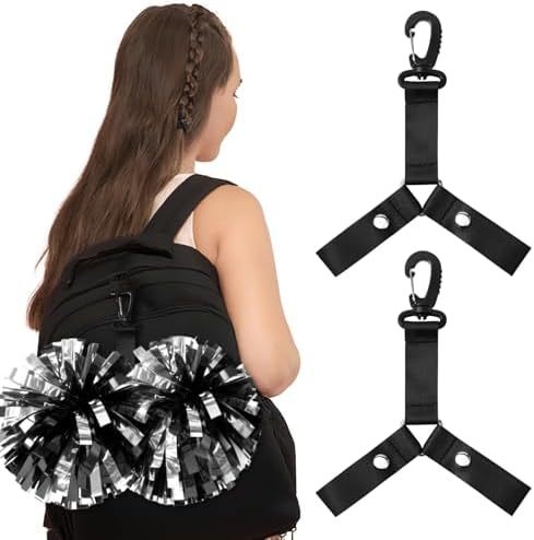 Agățător Pom Pom cu Cataramă — Curea din Nylon pentru Rucsac