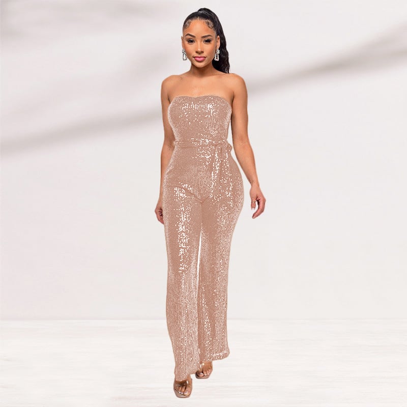 Γυναικεία ολόσωμη φόρμα χωρίς μανίκια, φαρδιά γραμμή, μέση μεσαίου ύψους, πολυεστερ-ελαστάνη, καλοκαίρι 2025, street hipster στυλ