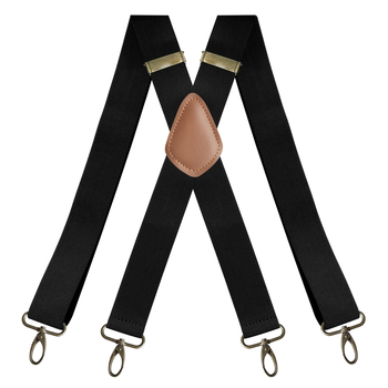 Bretele pentru bărbați cu patru clipsuri, lungime reglabilă, design în formă de X; material: poliester și mătase cu elastan, țesătură jacquard computerizată