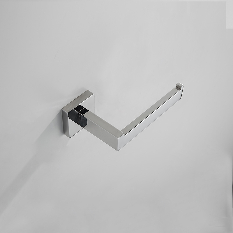 Set suport prosoape din oțel inoxidabil 304, țeavă pătrată cu două niveluri, finisaj lustruit, încărcare 20 kg, design modern