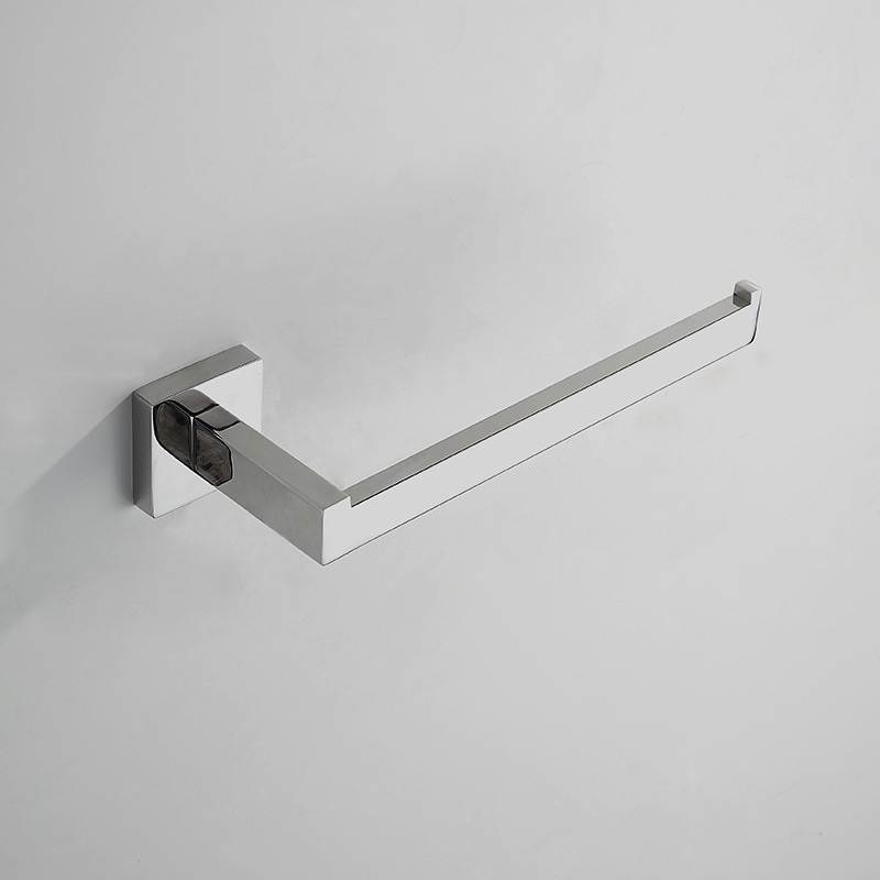 Set suport prosoape din oțel inoxidabil 304, țeavă pătrată cu două niveluri, finisaj lustruit, încărcare 20 kg, design modern