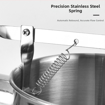 Takoyaki rīks ar statīvu, nerūsējošais tērauds, Xiao Zhang zīmols, logotipa druka iespējama, neregulārs dizains