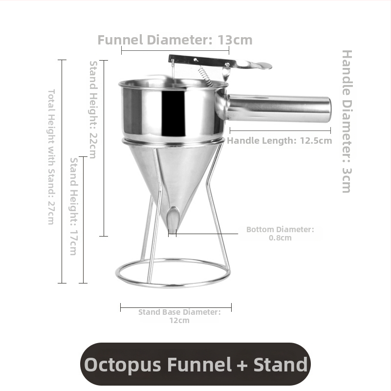 Takoyaki rīks ar statīvu, nerūsējošais tērauds, Xiao Zhang zīmols, logotipa druka iespējama, neregulārs dizains