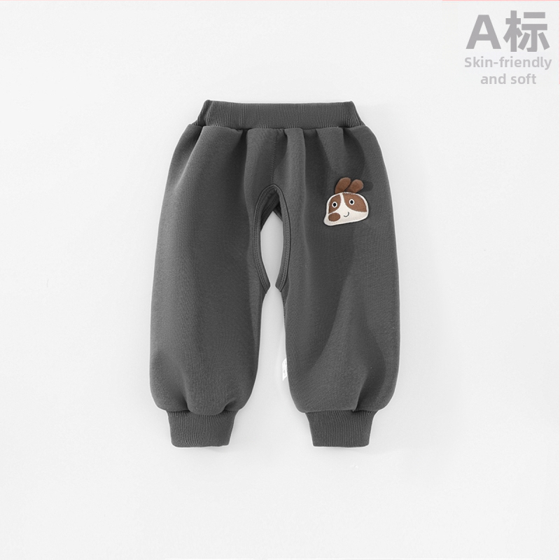 Pantaloni pentru bebeluși cu crotch deschis, unisex, stil simplu, 60% poliester 40% bumbac, talie medie cu elastic, material moale, primăvară și toamnă