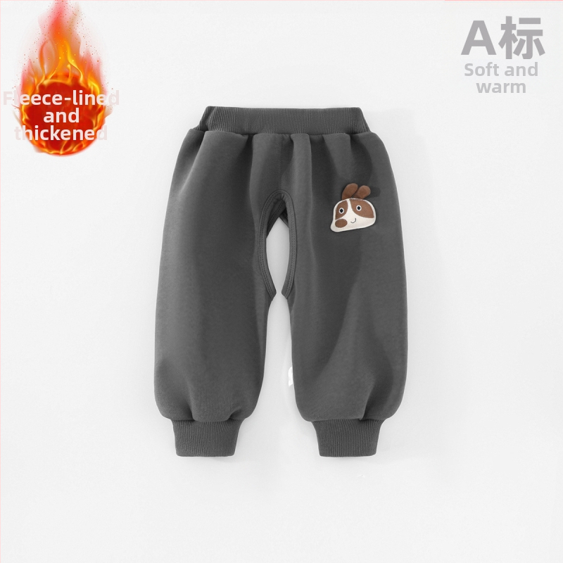 Pantaloni pentru bebeluși cu crotch deschis, unisex, stil simplu, 60% poliester 40% bumbac, talie medie cu elastic, material moale, primăvară și toamnă