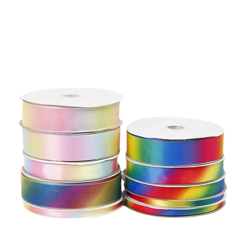 Autonomy panglică poliester gradient pentru ambalare de cadouri și proiecte DIY