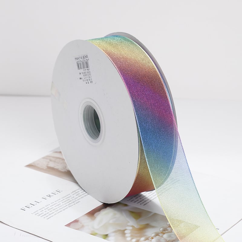 Autonomy panglică poliester gradient pentru ambalare de cadouri și proiecte DIY