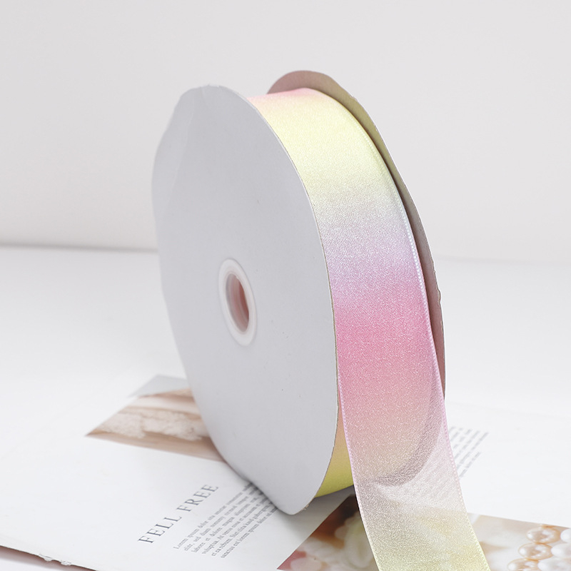 Autonomy panglică poliester gradient pentru ambalare de cadouri și proiecte DIY