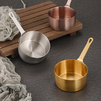 Nerūdijančio plieno padažo puodelis su rankena – apvali panardinimo talpykla, japoniško stilia stalo įrankiai, logotipo atspaudas įmanomas