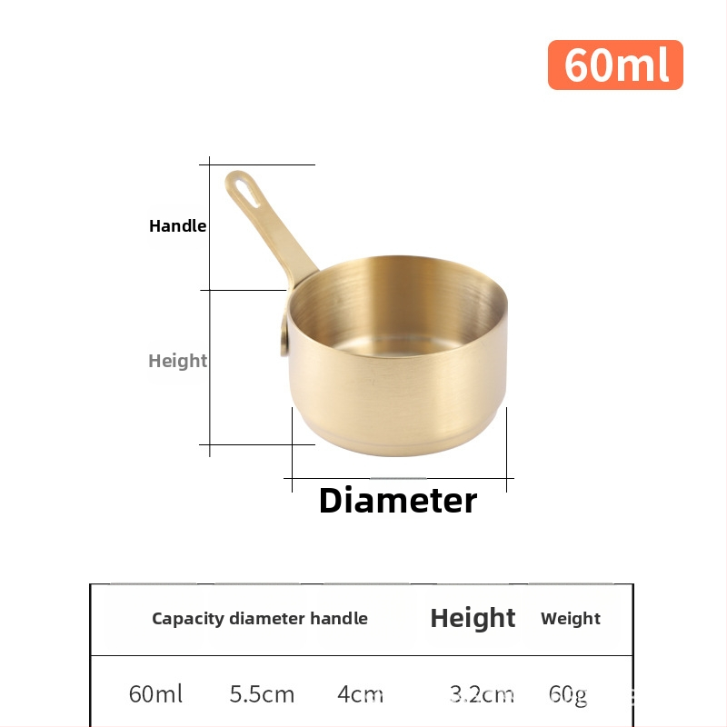 Nerūdijančio plieno padažo puodelis su rankena – apvali panardinimo talpykla, japoniško stilia stalo įrankiai, logotipo atspaudas įmanomas