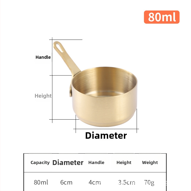 Nerūdijančio plieno padažo puodelis su rankena – apvali panardinimo talpykla, japoniško stilia stalo įrankiai, logotipo atspaudas įmanomas