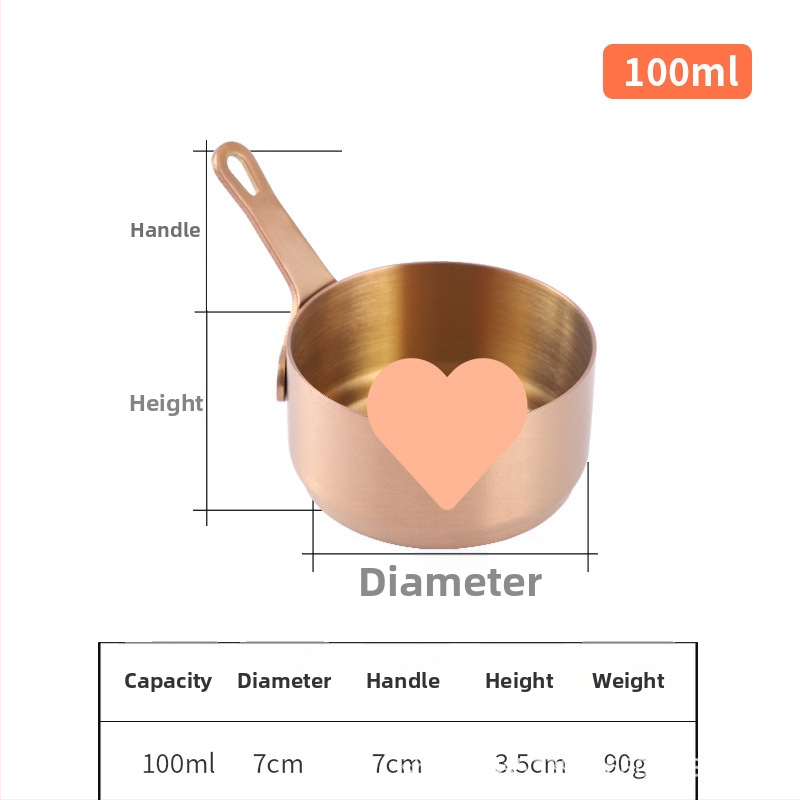 Nerūdijančio plieno padažo puodelis su rankena – apvali panardinimo talpykla, japoniško stilia stalo įrankiai, logotipo atspaudas įmanomas