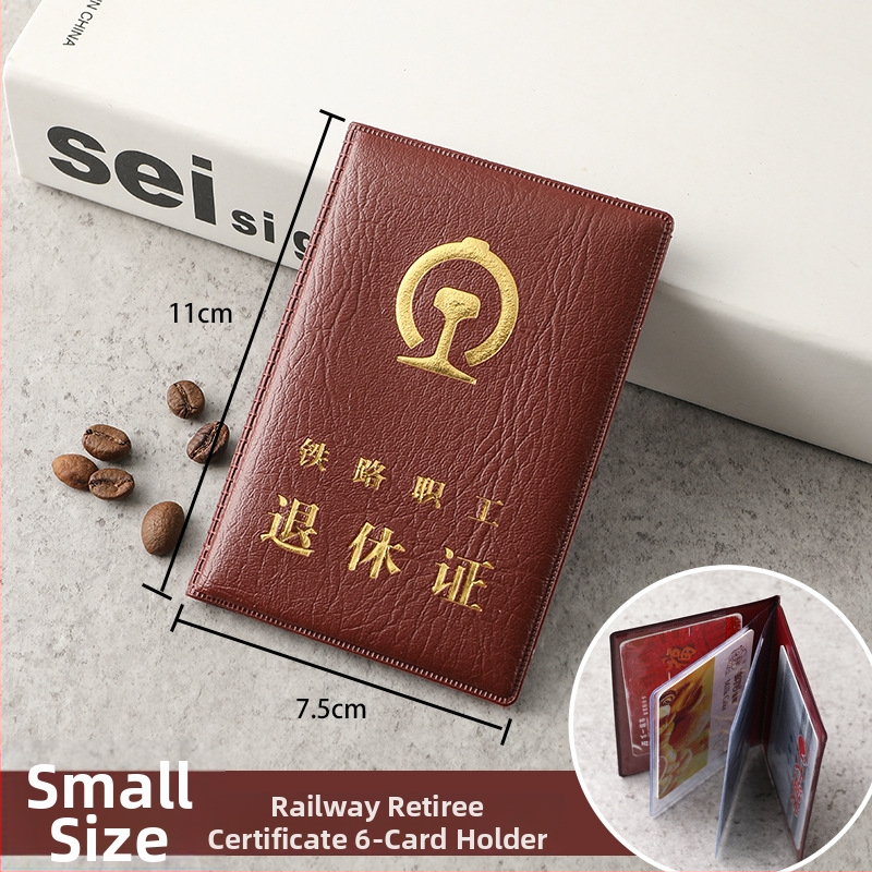 Θήκη Αδειας Εργασίας Σιδηροδρομικών από Γνήσιο Δέρμα, Unisex, Στυλ Ουδέτερο, Έκδοση Φθινόπωρο 2020, Για Καθημερινή Χρήση