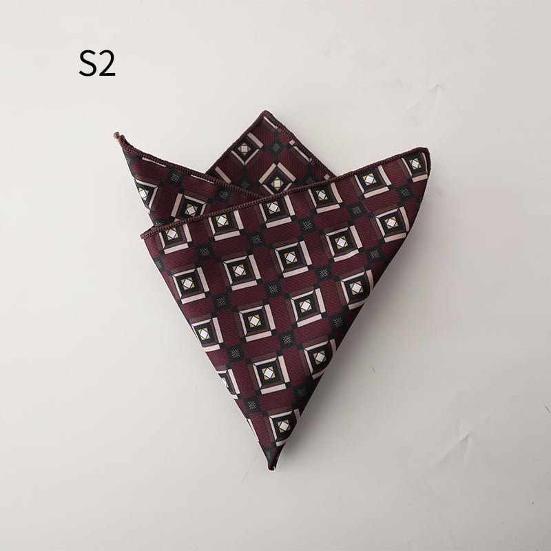 Batistă de buzunar cu imprimeu floral, jacquard din poliester, accesorii pentru ținute masculine