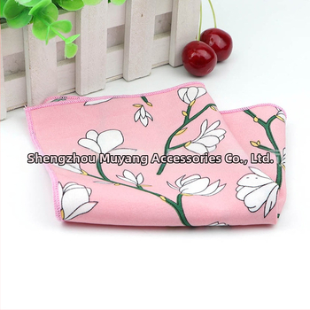 Batistă de buzunar – imprimeu chiffon floral, fibre de poliester, pentru adulți, vară 2023