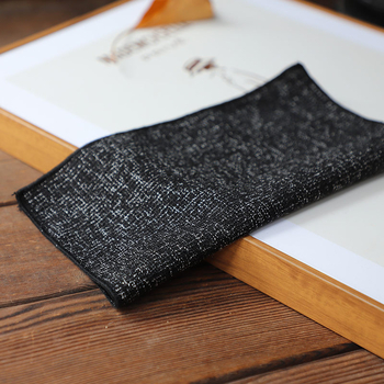 Batistă de buzunar pentru sacou, stil coreean, textură groasă de tip lână (Material: fir poliester; Stil: lână sintetică; Sezon: vară 2023; Ambalare: en gros)