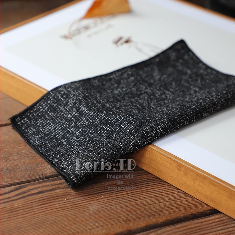 Batistă de buzunar pentru sacou, stil coreean, textură groasă de tip lână (Material: fir poliester; Stil: lână sintetică; Sezon: vară 2023; Ambalare: en gros)