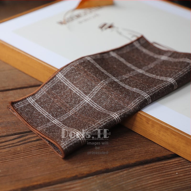 Batistă de buzunar pentru sacou, stil coreean, textură groasă de tip lână (Material: fir poliester; Stil: lână sintetică; Sezon: vară 2023; Ambalare: en gros)