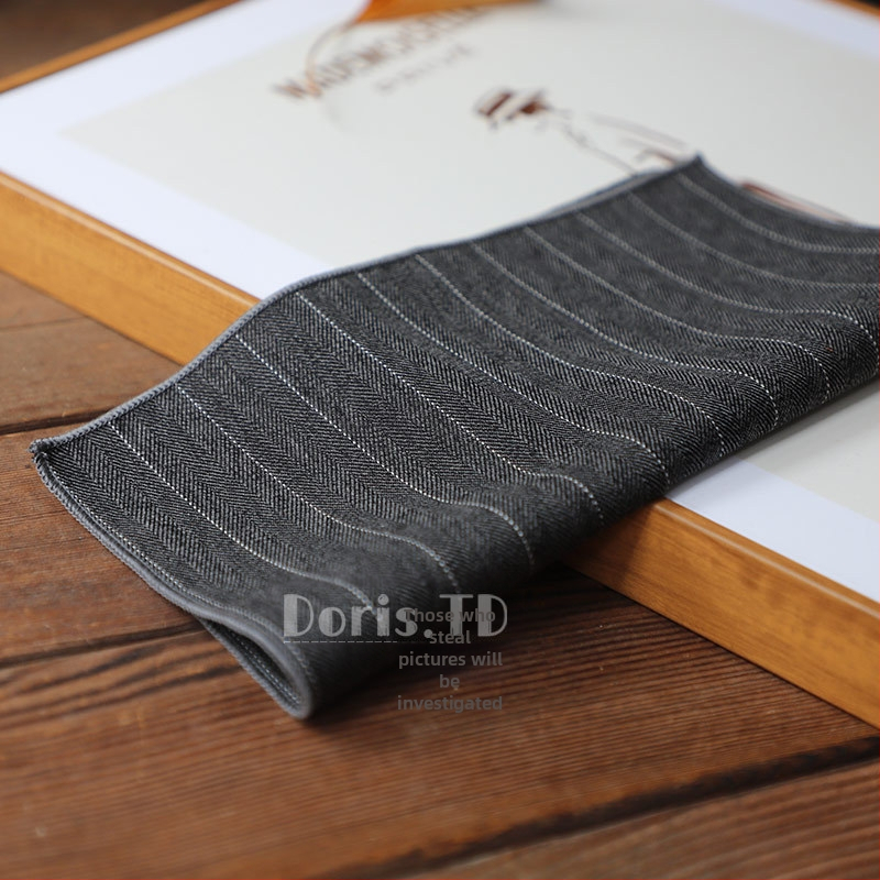 Batistă de buzunar pentru sacou, stil coreean, textură groasă de tip lână (Material: fir poliester; Stil: lână sintetică; Sezon: vară 2023; Ambalare: en gros)