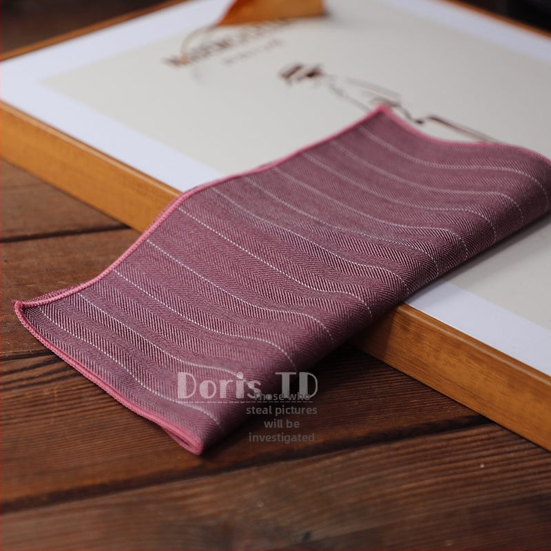 Batistă de buzunar pentru sacou, stil coreean, textură groasă de tip lână (Material: fir poliester; Stil: lână sintetică; Sezon: vară 2023; Ambalare: en gros)