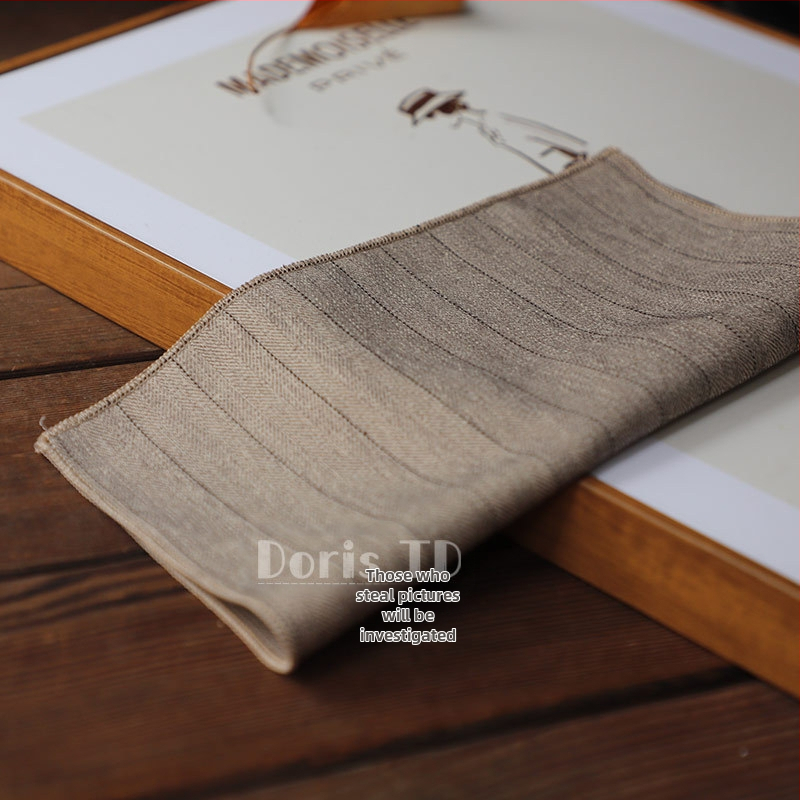 Batistă de buzunar pentru sacou, stil coreean, textură groasă de tip lână (Material: fir poliester; Stil: lână sintetică; Sezon: vară 2023; Ambalare: en gros)