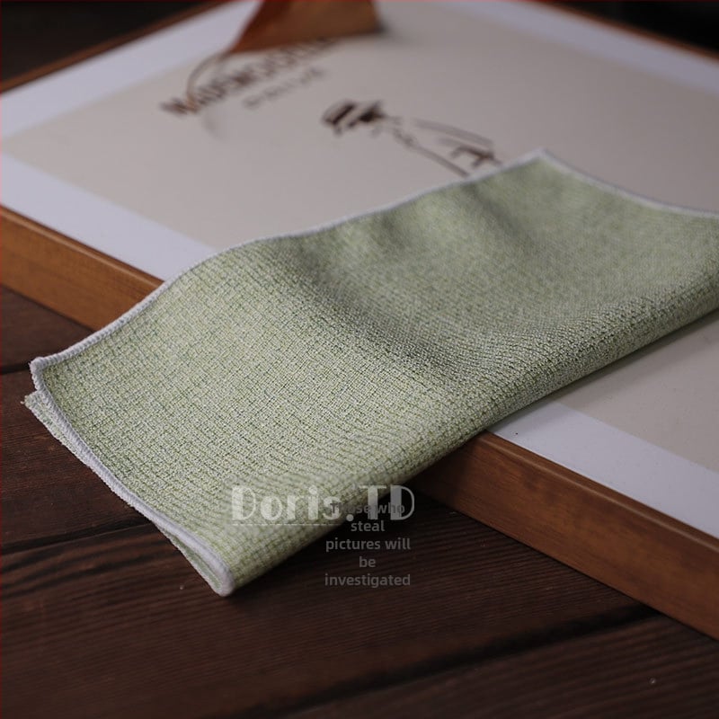 Batistă de buzunar pentru sacou, stil coreean, textură groasă de tip lână (Material: fir poliester; Stil: lână sintetică; Sezon: vară 2023; Ambalare: en gros)