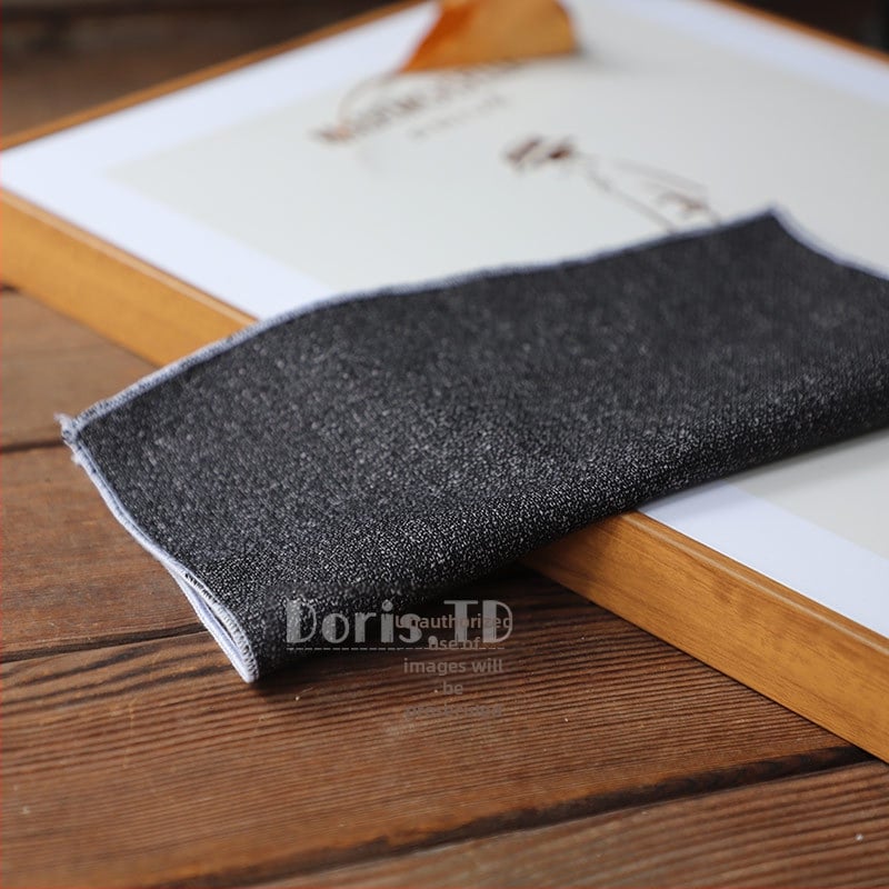 Batistă de buzunar pentru sacou, stil coreean, textură groasă de tip lână (Material: fir poliester; Stil: lână sintetică; Sezon: vară 2023; Ambalare: en gros)